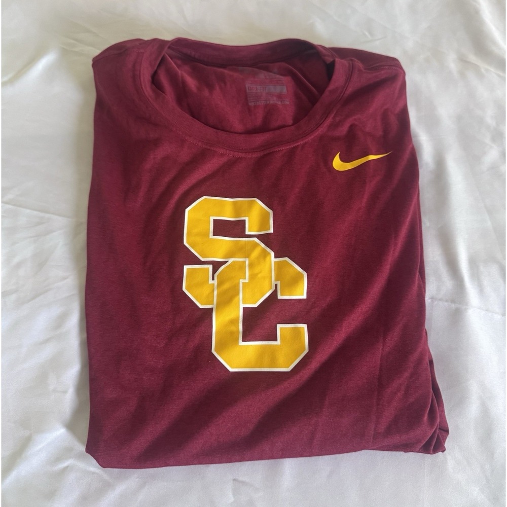 NWOT USC Trojans T Shirt Nike Tee Dri-Fit  Short Sleeve Mens Sz XXL